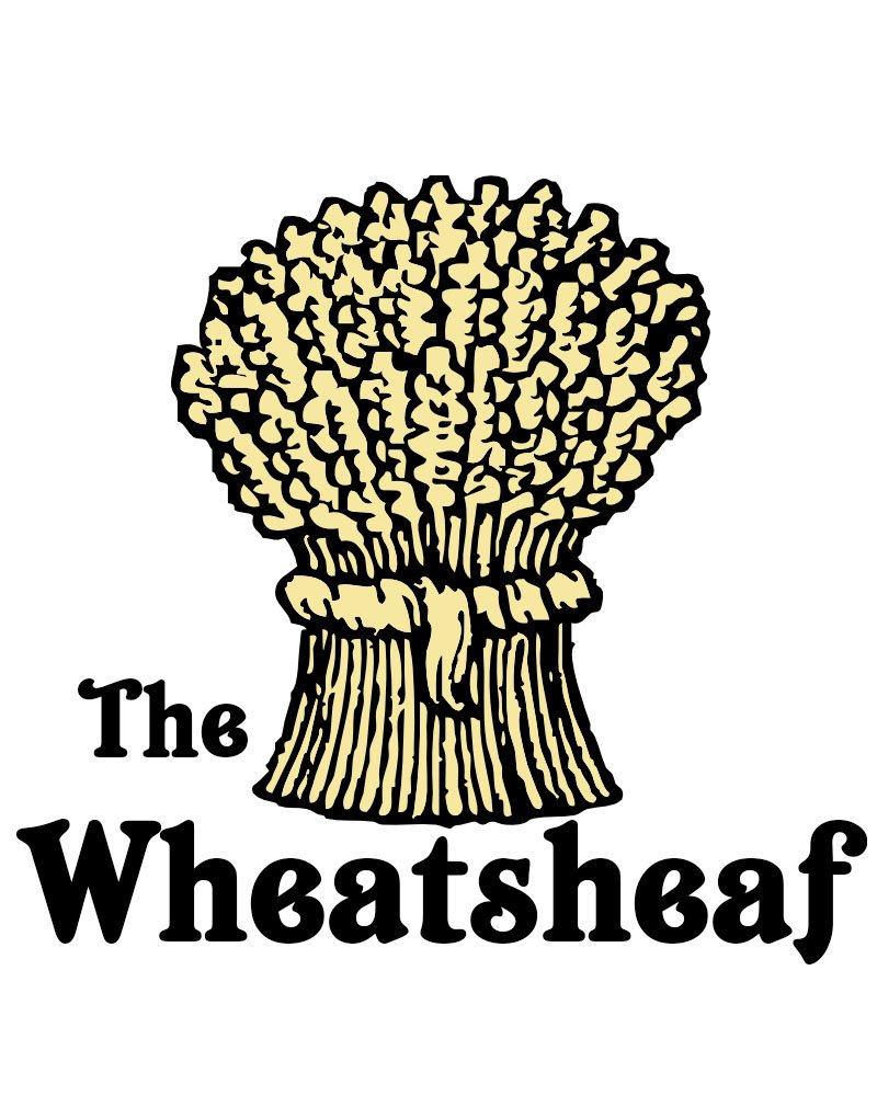 The Wheatsheaf pub logo variation branding design