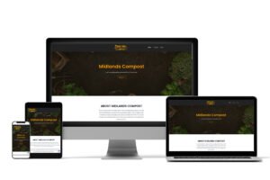 Midlands Compost website design by Perko Designs in Rushden