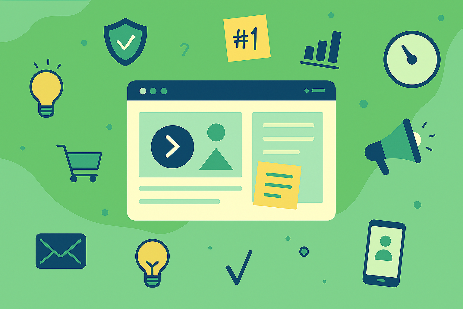 business website features list